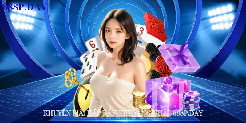 Nhận thưởng hấp dẫn khi đăng nhập 888P.DAY