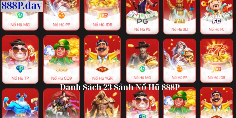 danh sách sảnh nổ hũ 888p .com
