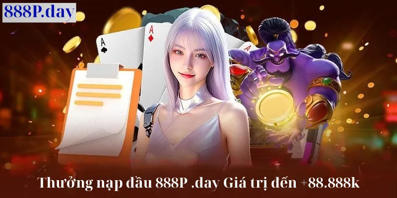 Thưởng nạp đầu tại 888p đến 88888k